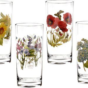 PORTMENRION BOTANIC GARDEN WATER GLASS SET OF 4